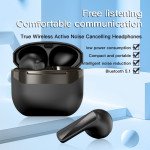 Wholesale TWS Active Noise Cancelling True Wireless Earbuds Bluetooth Headset for Universal Cell Phone And Bluetooth Device Air1 (Black)